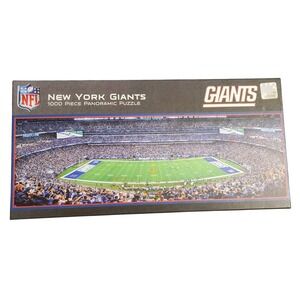 Sealed New York Giants NFL 1000 Piece Panoramic Puzzle MetLife Stadium Gift